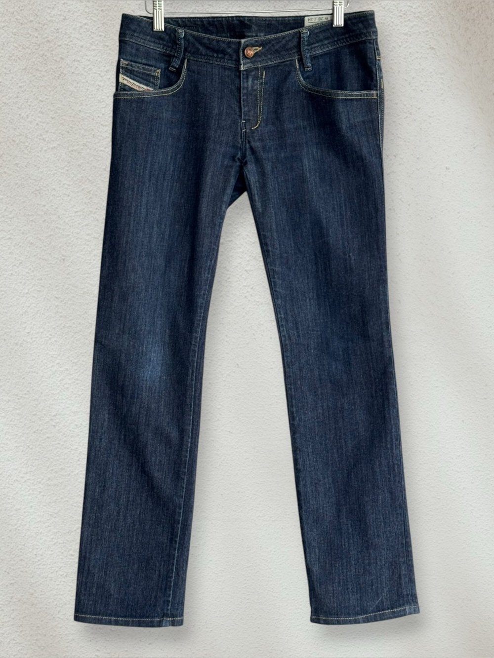 DIESEL Y2K Low Rise Slim Fit NEWZ Denim Jeans W28 L34 EUC Made in Italy 🇮🇹 EUC